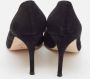 Carolina Herrera Pre-owned Suede heels Black Dames - Thumbnail 4