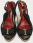 Carolina Herrera Pre-owned Suede sandals Black Dames - Thumbnail 3