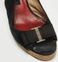Carolina Herrera Pre-owned Suede sandals Black Dames - Thumbnail 7