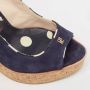 Carolina Herrera Pre-owned Suede sandals Blue Dames - Thumbnail 6