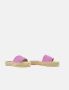 Carolina Herrera Quilted Initials Insignia Leather Espadrilles Pink Dames - Thumbnail 2