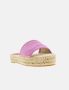 Carolina Herrera Quilted Initials Insignia Leather Espadrilles Pink Dames - Thumbnail 7