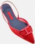 Carolina Herrera Rode Mesh Insignia Platte Schoenen Red Dames - Thumbnail 5