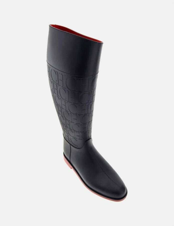 Carolina Herrera Rubberlaarzen Fabriek Zwart Black Dames