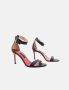 Carolina Herrera Zwarte leren sandaal met hak Black Dames - Thumbnail 2