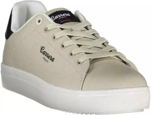 Carrera Beige Polyester Sneaker met Contrasterende Details Beige Heren