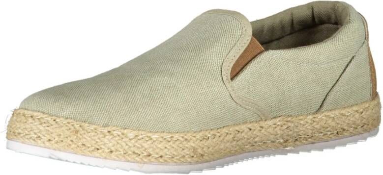 Carrera Beige Slip-On Sportieve Schoenen Contrast Logo Beige Heren