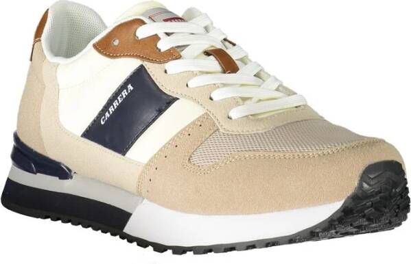 Carrera Beige Sneaker met Contrastdetails Beige Heren