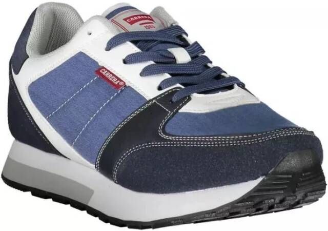 Carrera Blauwe Contrast Vetersneakers Blue Heren