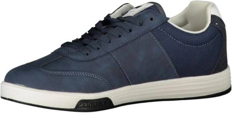 Carrera Blauwe Lace-Up Sneaker met Contrastdetails Blue Heren