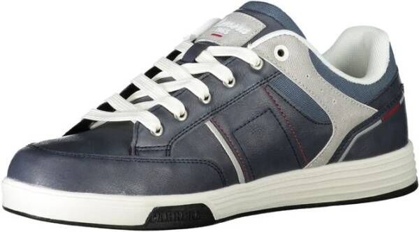 Carrera Blauwe Polyester Sneaker met Contrastdetails Blue Heren