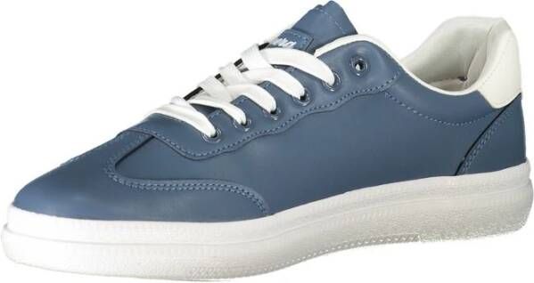 Carrera Blauwe Polyester Sneaker met Contrastdetails Blue Heren