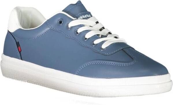 Carrera Blauwe Polyester Sneaker met Contrastdetails Blue Heren