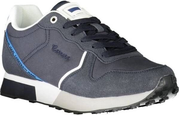 Carrera Blauwe Polyester Sneaker met Contrastdetails Blue Heren