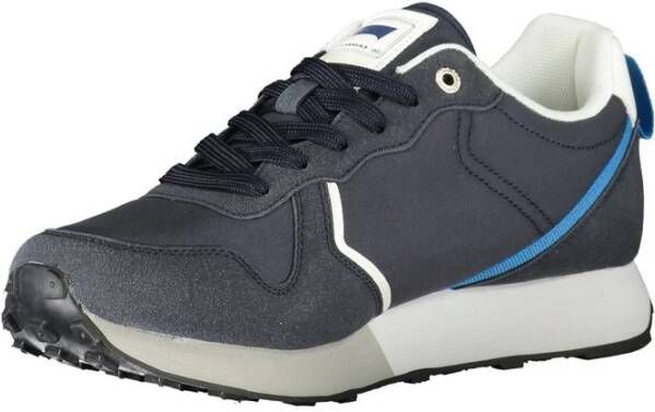 Carrera Blauwe Polyester Sneaker met Contrastdetails Blue Heren