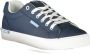 Carrera Blauwe Polyester Sneaker met Veters Contrastdetails Logo Blue Heren - Thumbnail 5