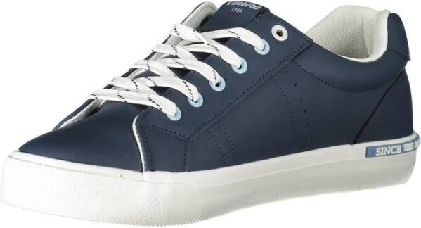 Carrera Blauwe Polyester Sneaker met Contrastdetails Blue Heren