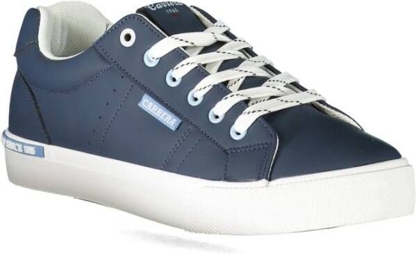 Carrera Blauwe Polyester Sneaker met Contrastdetails Blue Heren