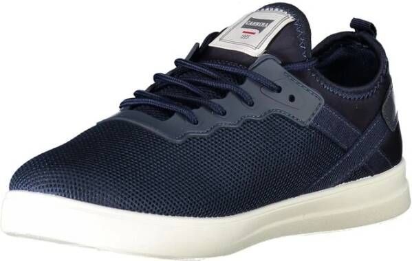 Carrera Blauwe Polyester Sneaker met Contrastdetails Blue Heren