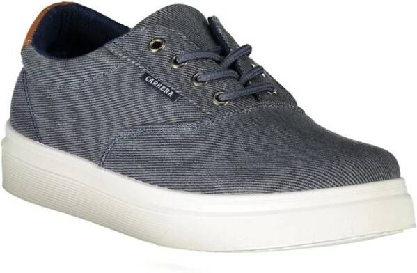 Carrera Blauwe Polyester Sneaker met Contrastdetails Blue Heren