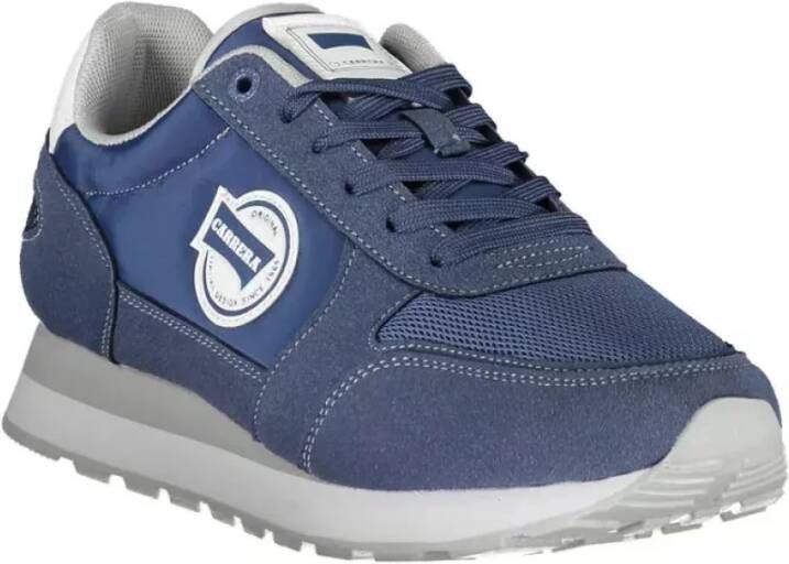 Carrera Blauwe Polyester Sneaker met Contrasterende Details Blue Heren