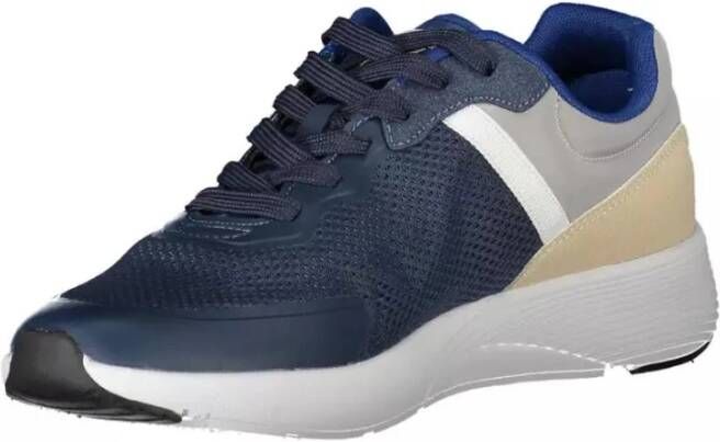 Carrera Blauwe Polyester Sneaker met Veters en Logo Multicolor Heren