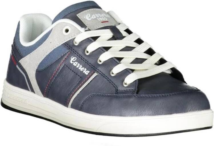 Carrera Blauwe Sportieve Sneaker met Logo Detail Gray Heren