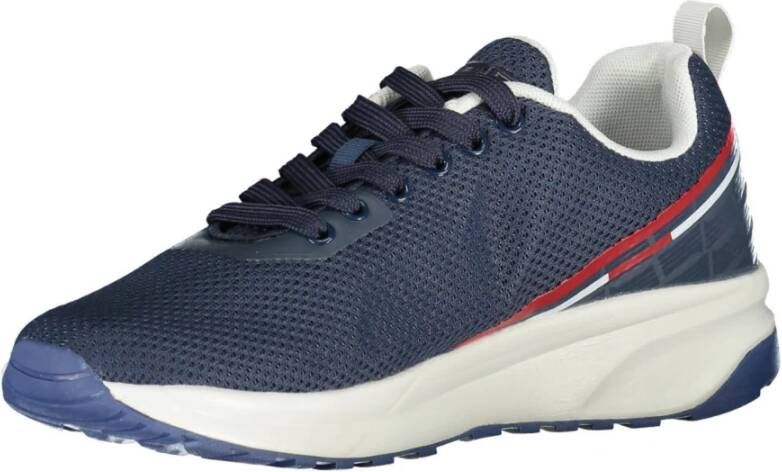 Carrera Blauwe Sportieve Veterschoenen met Contrastdetails Blue Heren