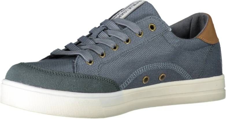 Carrera Blauwe Sportieve Vetersneakers met Contrastdetails Blue Heren