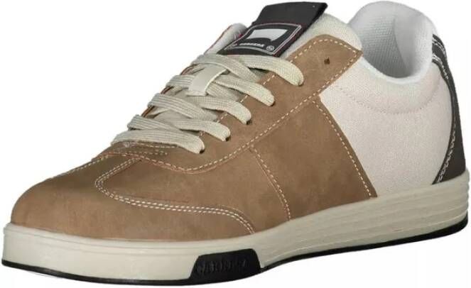 Carrera Bruine Polyester Sneaker met Veters en Logo Brown Heren