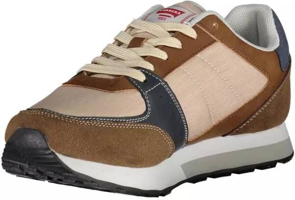 Carrera Bruine Polyester Sneaker met Veters en Logo Multicolor Heren