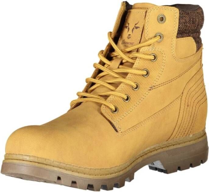 Carrera Gele veterschoenen met contrastdetail Yellow Heren