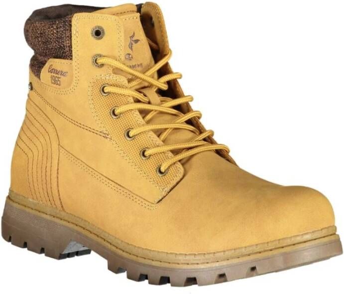 Carrera Gele veterschoenen met contrastdetail Yellow Heren