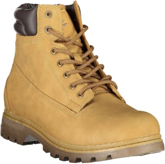 Carrera Gele Veterschoenen met Contrastdetails Yellow Heren