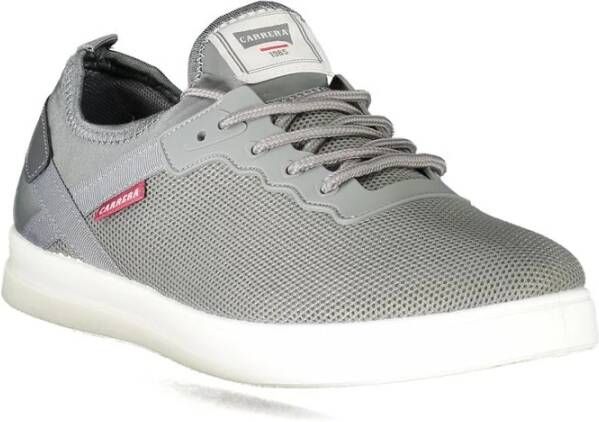 Carrera Grijze Polyester Sneaker met Contrastdetails Gray Heren