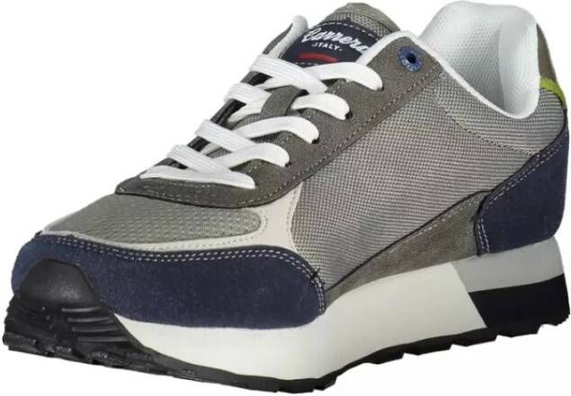 Carrera Grijze Polyester Sneaker met Veters en Logo Gray Heren