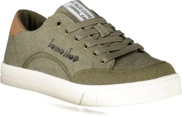 Carrera Groene Polyester Sneaker met Contrastdetails Green Heren