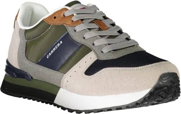 Carrera Groene Polyester Sneaker met Contrastdetails Multicolor Heren