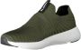 Carrera Groene Polyester Sneaker met Elastiek Contrastdetails Logo Green Heren - Thumbnail 9