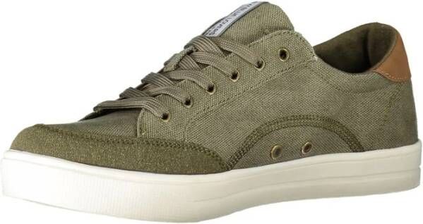 Carrera Groene Polyester Sneaker met Veters Green Heren