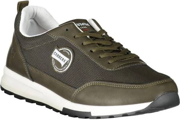 Carrera Groene Polyester Sneaker met Veters Green Heren