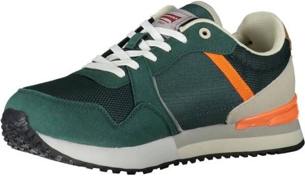 Carrera Groene Polyester Sneaker met Veters Green Heren