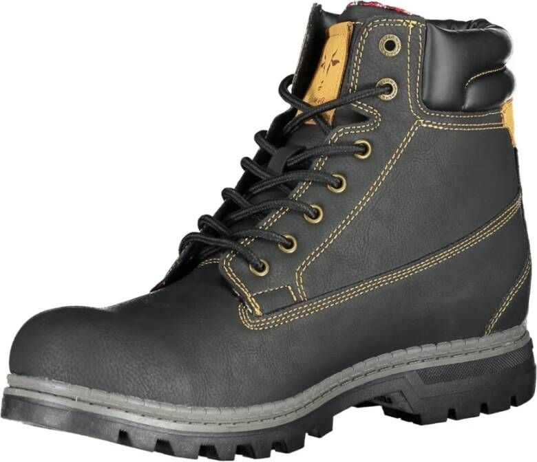 Carrera Heren Zwarte Veterschoen Black Heren