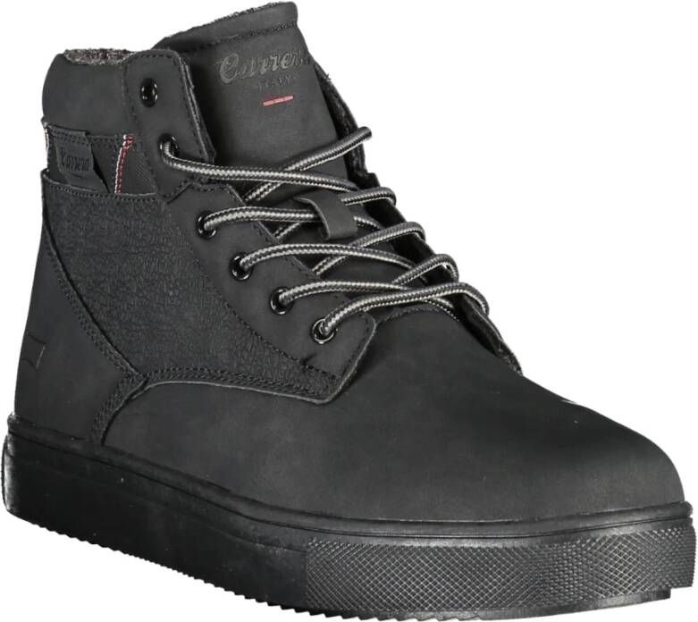 Carrera Heren Zwarte Veterschoen met Contrastdetails Black Heren