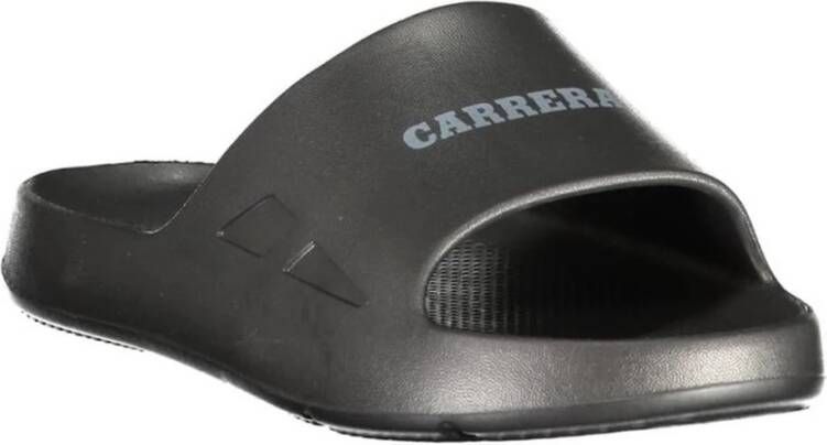 Carrera Logo Print Slippers voor Mannen Black Heren