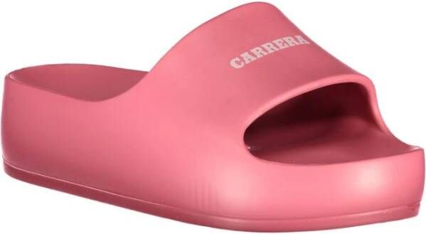 Carrera Roze Polyethyleen Sandalen met 5 cm Plateau Pink Dames