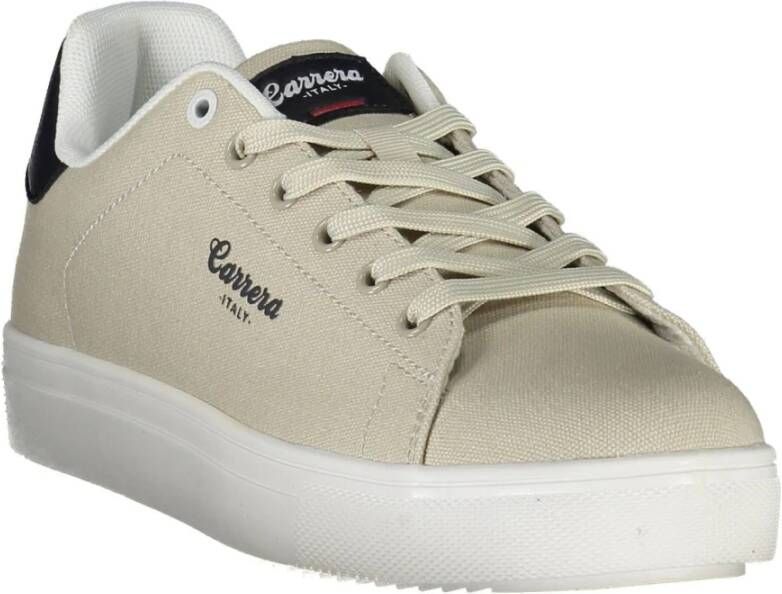 Carrera Sportieve Beige Sneakers met Contrastdetails Beige Heren