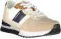 Carrera Sportieve Beige Vetersneakers Contrastdetails Beige Heren - Thumbnail 12