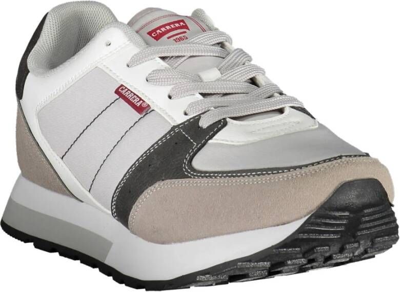 Carrera Sportieve Grijze Veterschoenen met Contrastdetails Gray Heren