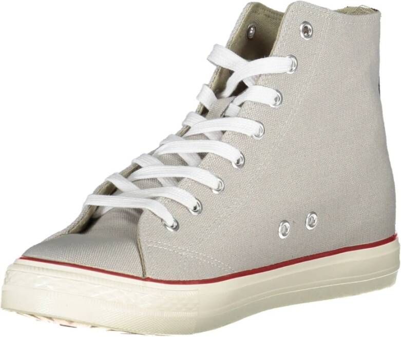 Carrera Sportieve Grijze Veterschoenen met Contrastdetails Gray Heren